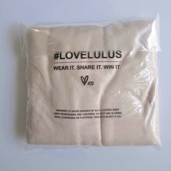 Lulus, Women's All About Comfort Sweater Dress - Cream. Size: S. NWT. - Picture 5 of 7